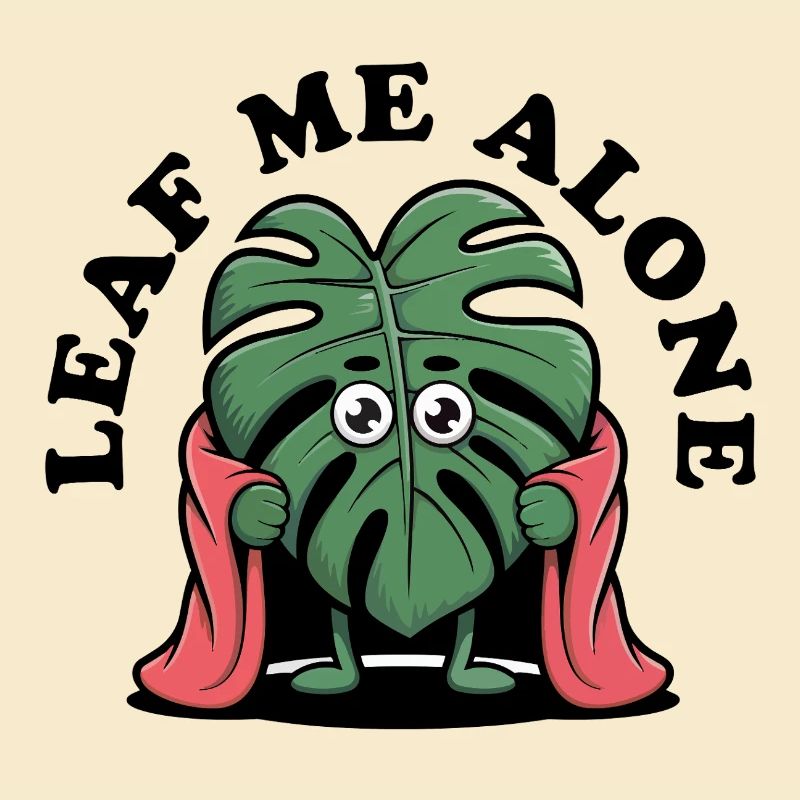 Leave Me Alone Monstera Hero, Leaf with Cape