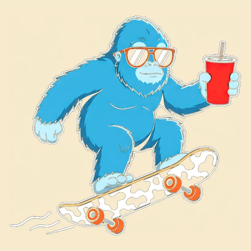 Blauer Yeti Skate & Drink