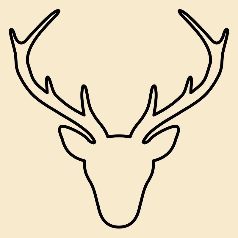 Hirsch Geweih Jäger Jagd Wild Geschenk