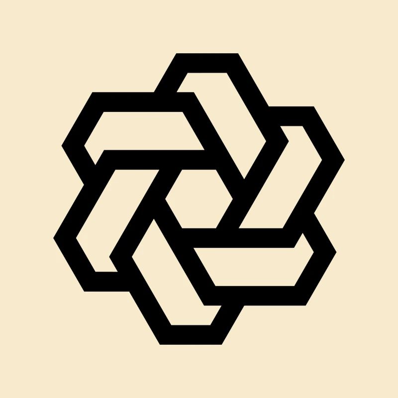 Logo cercle hexagonal