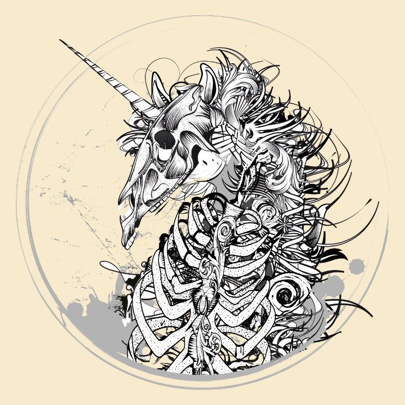 skeletonized unicorn extraordinary representation
