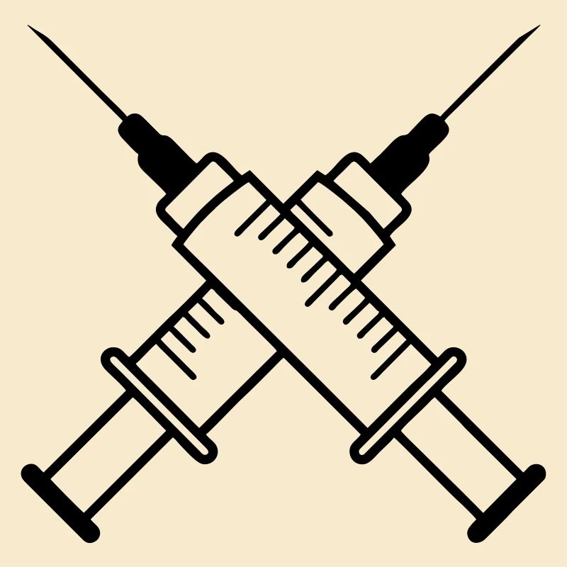 Two syringes
