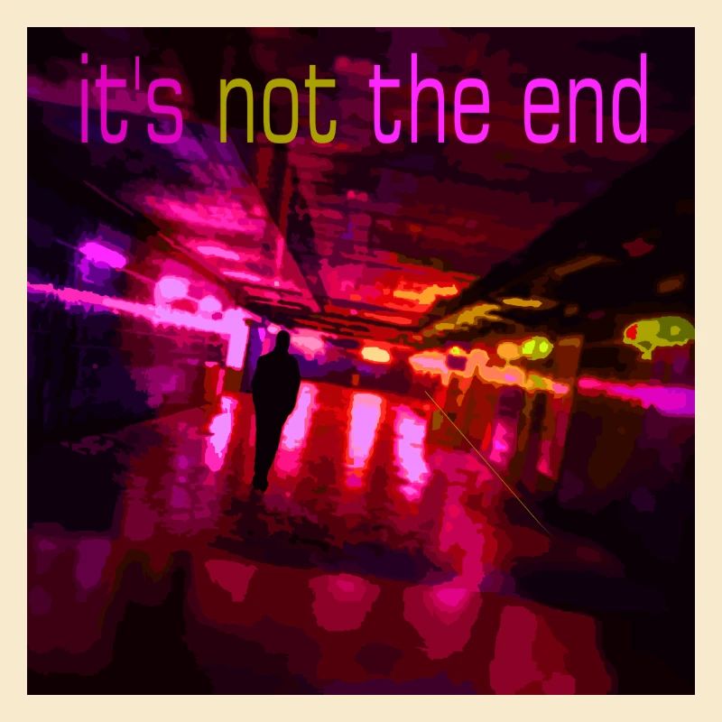Neonpfad der Nacht