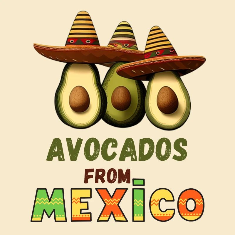 Avocado mit Mexiko