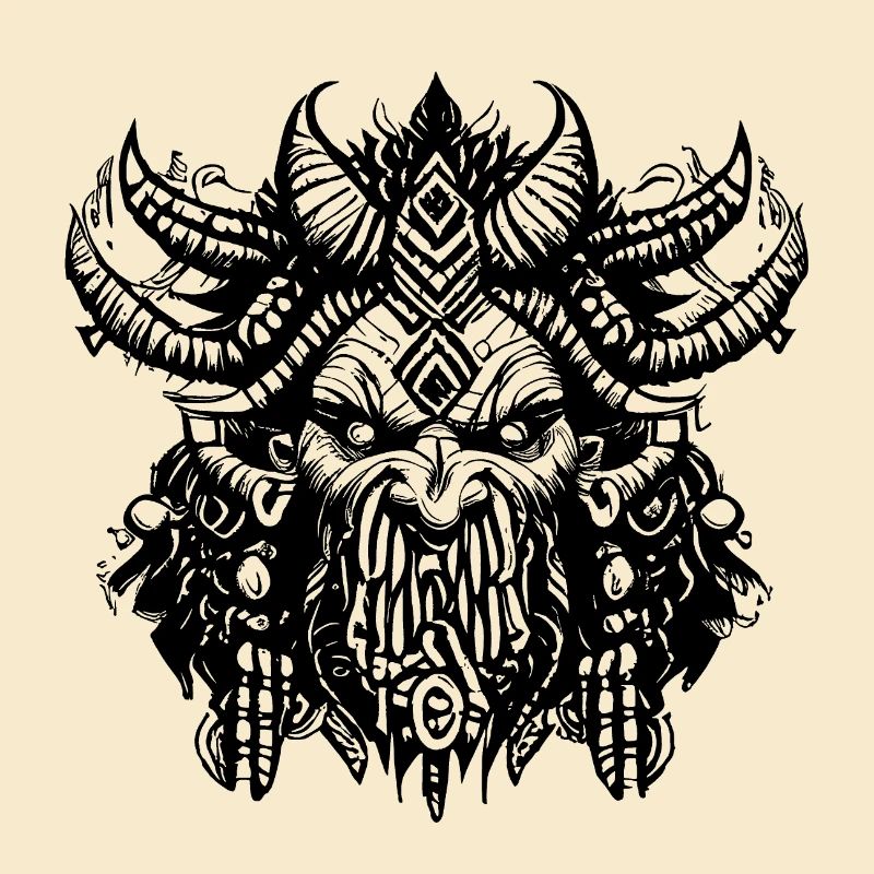 Pagan Tribal Demon