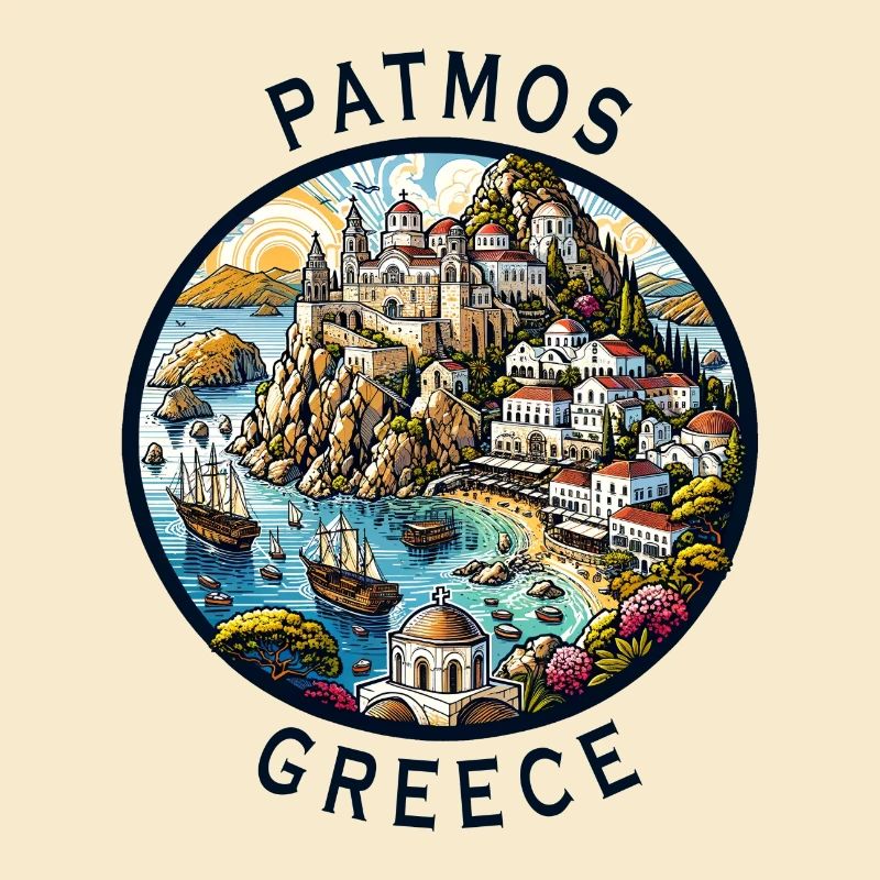 Vacances à Patmos, Grèce, Voyage en mer Égée