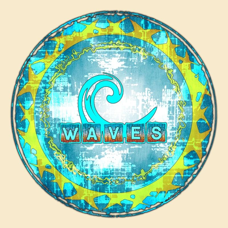 Abstract Waves Pattern