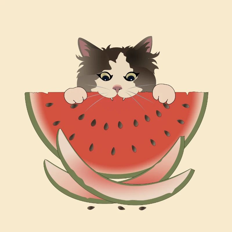 Délice de pastèque Chat