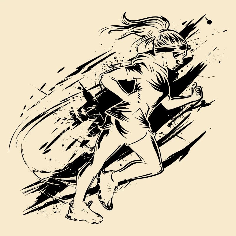Runner Drawing