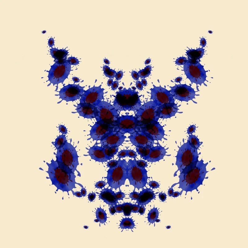Rohrschachblau