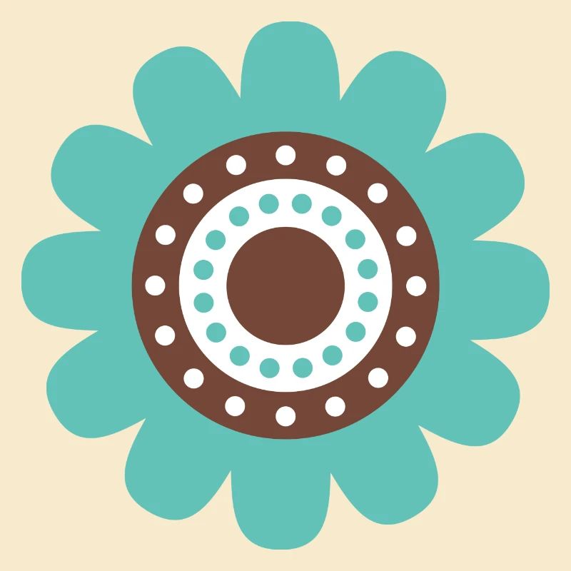 Süße blaue Gänseblümchenblume