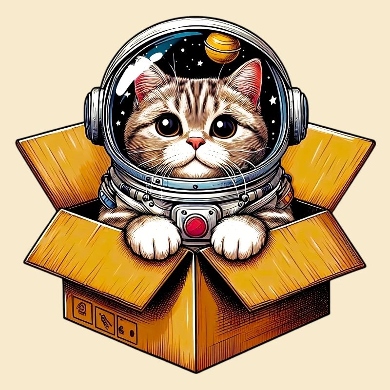 Astronaut Katze