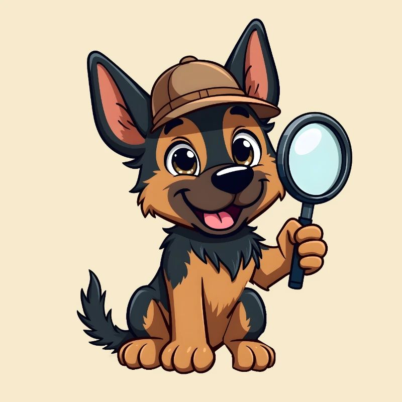 Deutscher Schäferhund Offizier