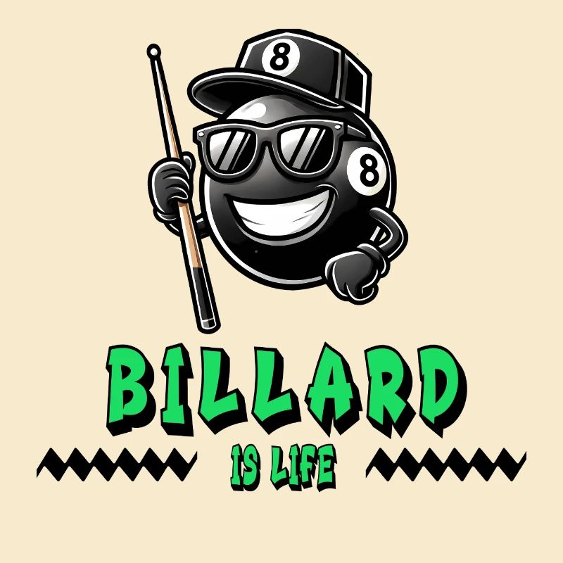 Billiards, c’est la vie - Conception cool à 8 boules