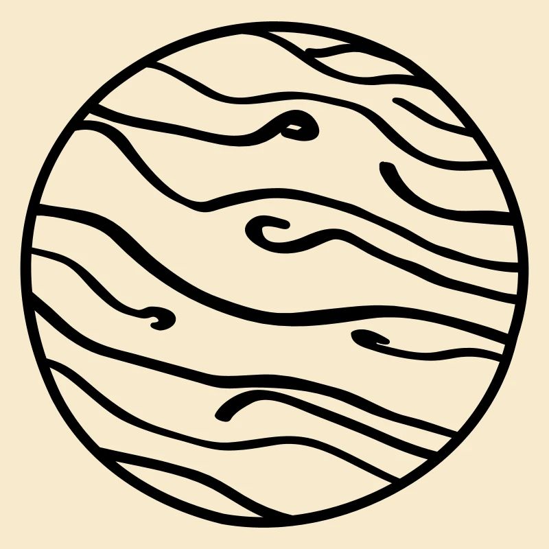 Planète Doodle de l’espace