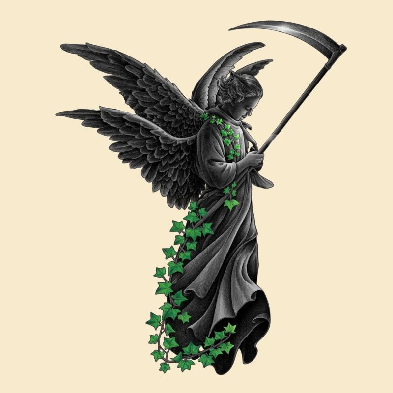 engelstatue, goth