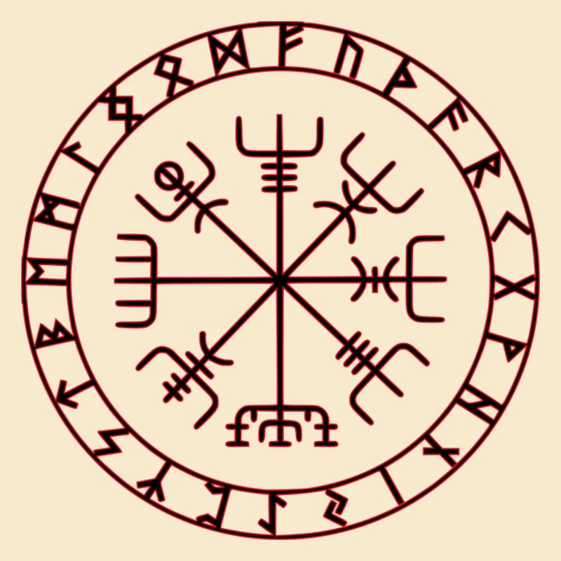 Wikinger Kompass -Vegvisir