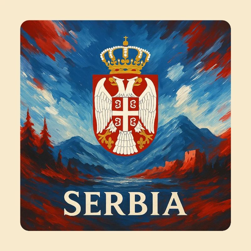Serbische Legende Design