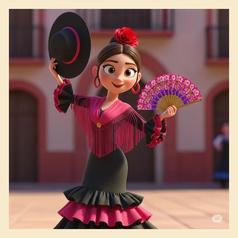 Flamenco mit Kunst