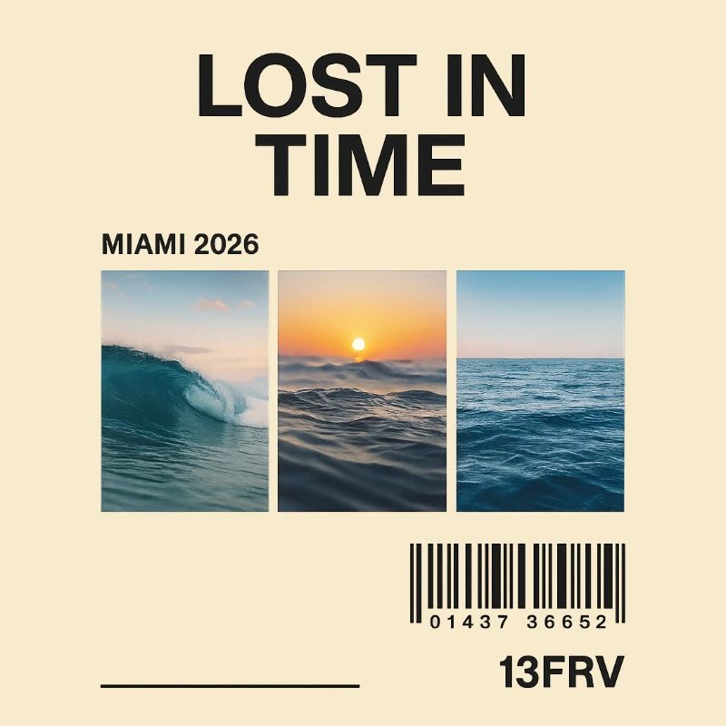 Verlorene Zeit: Miami Waves Triptychon