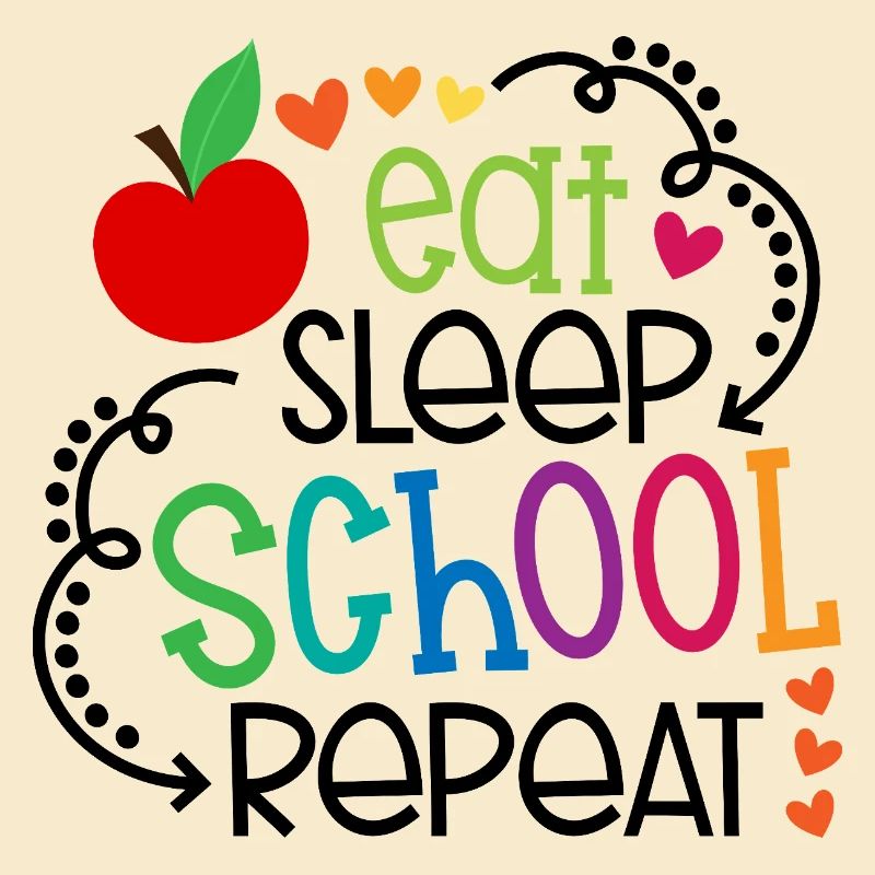 Manger, dormir, aller à l’école, répéter – Design