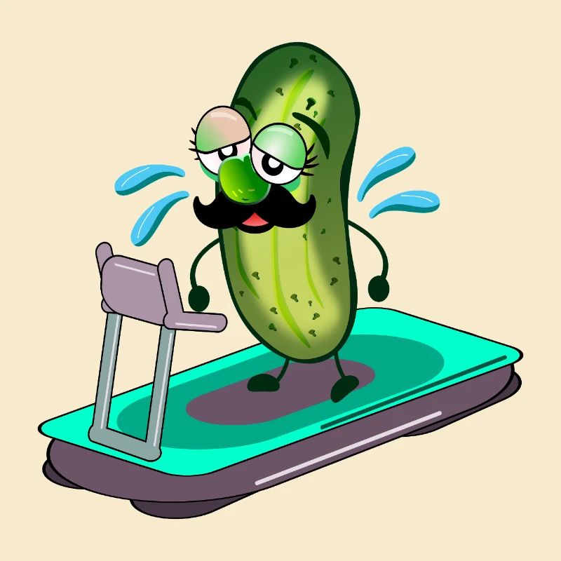 Tapis de course Papa Cornichons