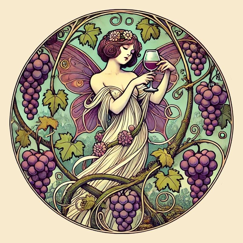 Verzaubertes Feen-Traubengarten-Design