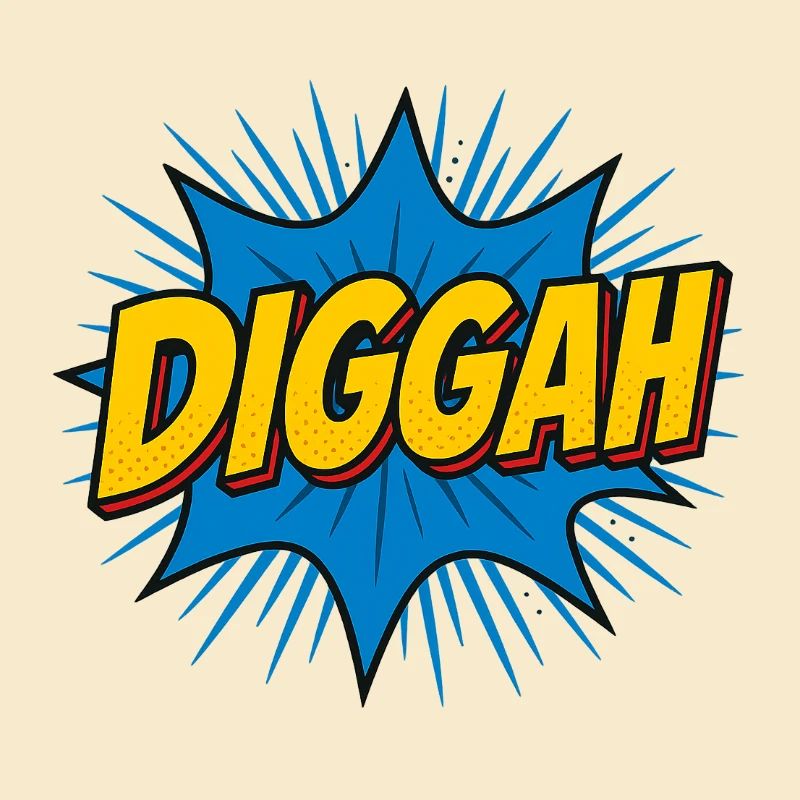 Comic-Style Dugout Schlagtext