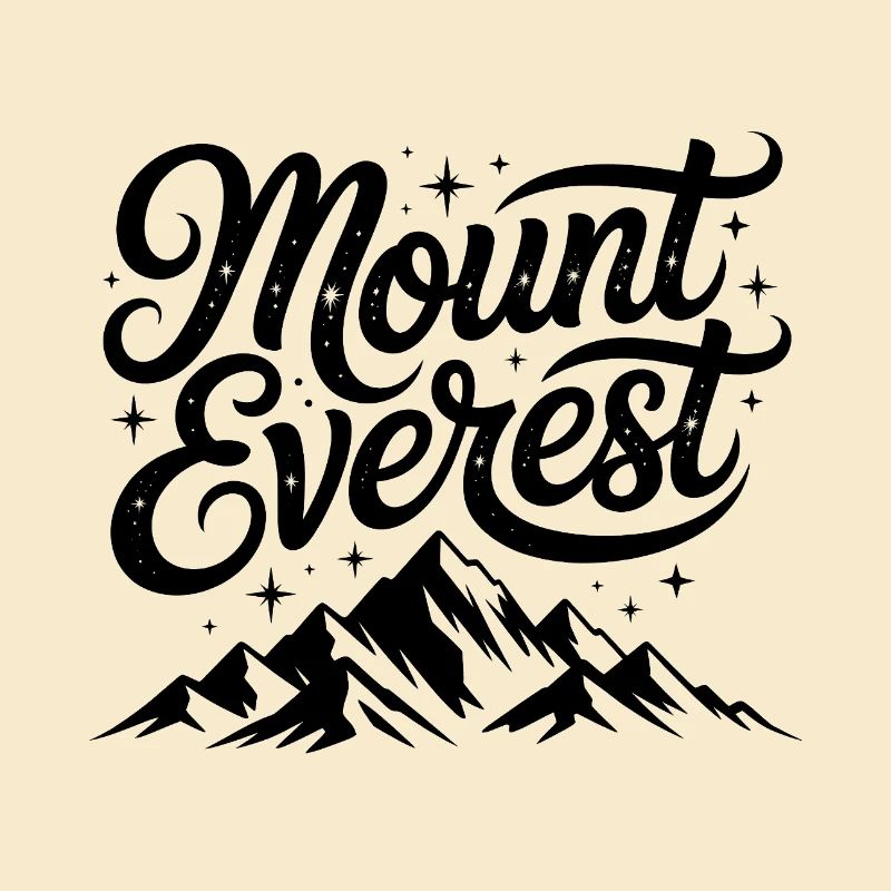 Mont Everest - Conception de souvenirs
