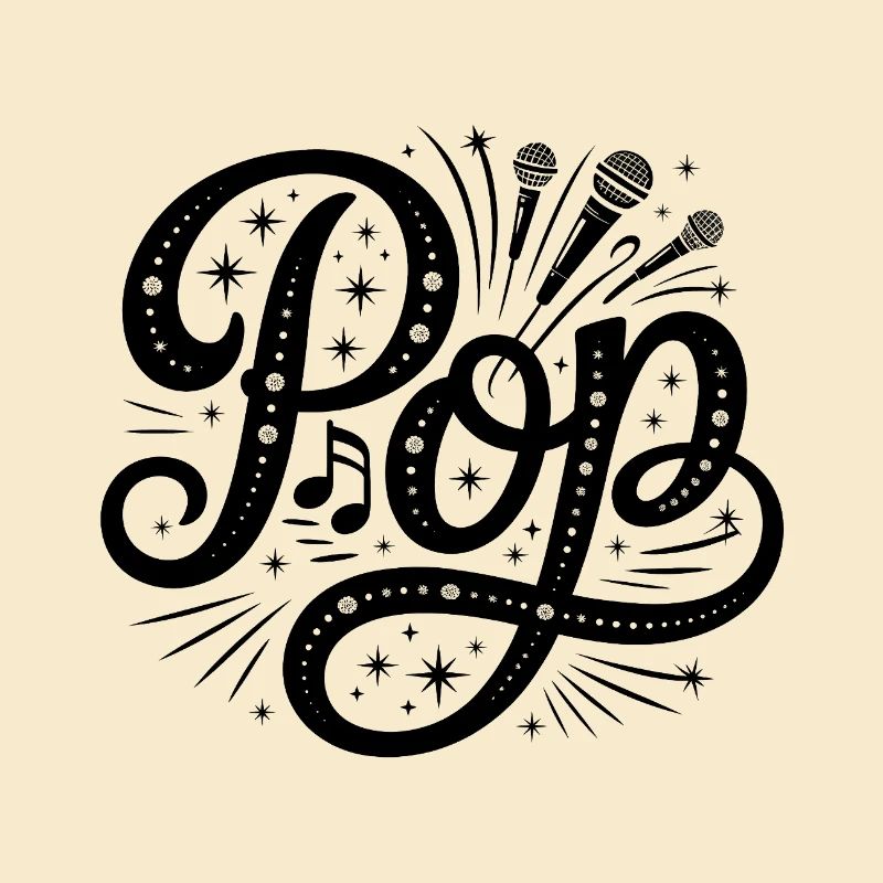 Pop - Cool Music Logo
