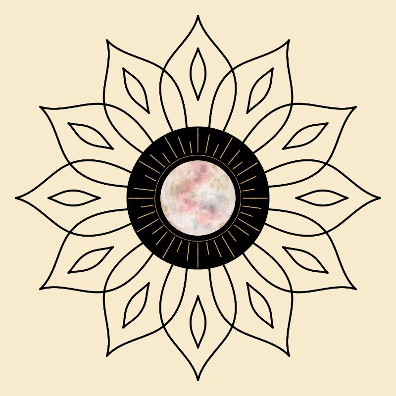 Mandala-Rosette