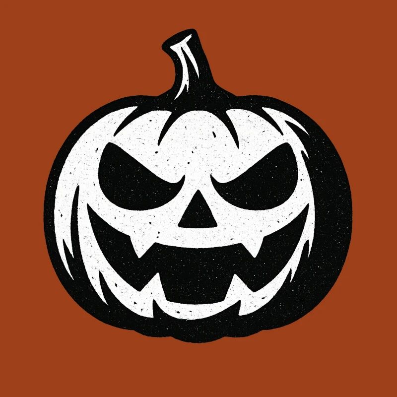 Grim Halloween Pumpkin