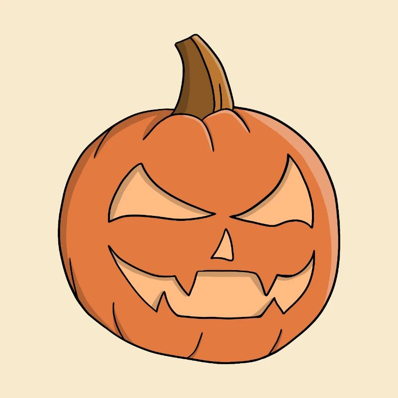 Mitternächtliches Jack-O-Lantern-Grinsen