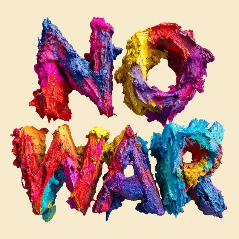No War Color Explosion