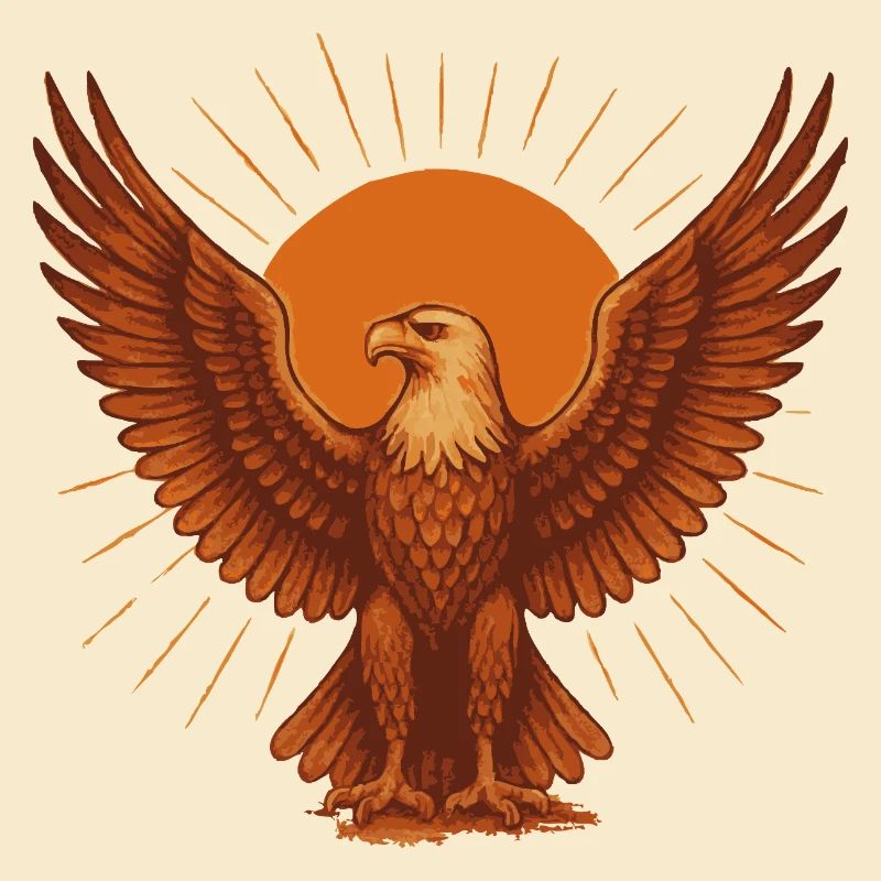 Fiery Solar Eagle