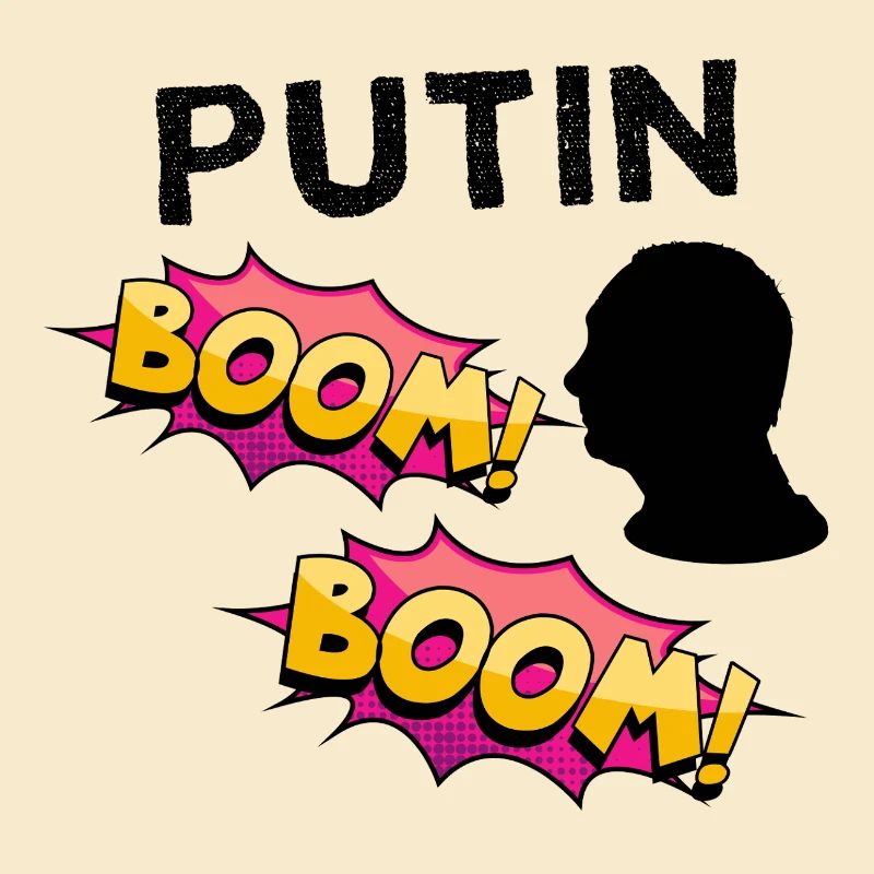 Putin BOOM COMIC-Buch Explosion der Farben