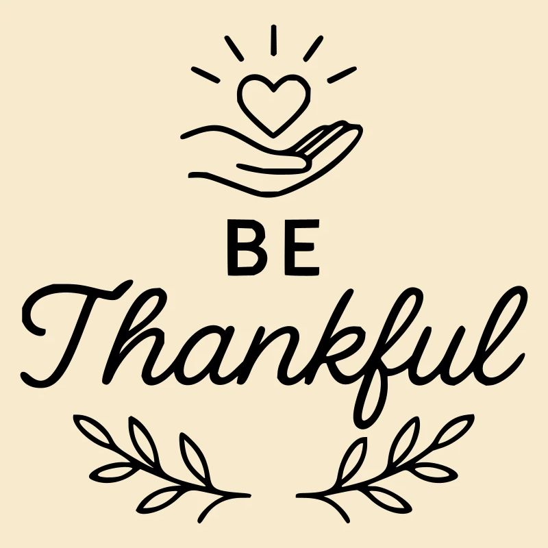 Sei dankbar