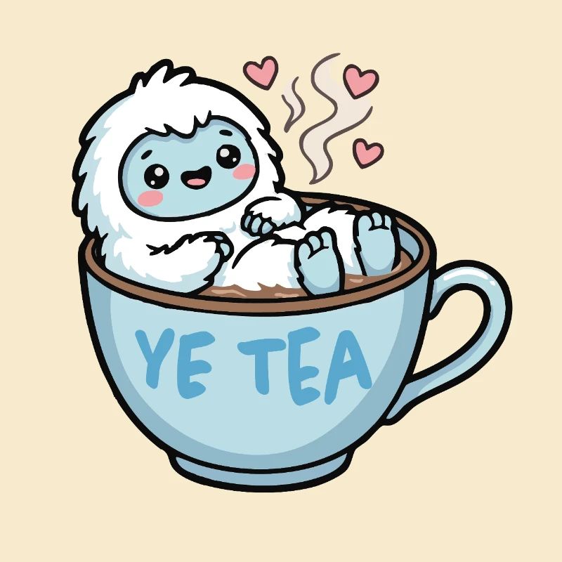 Yeti im Teebecher