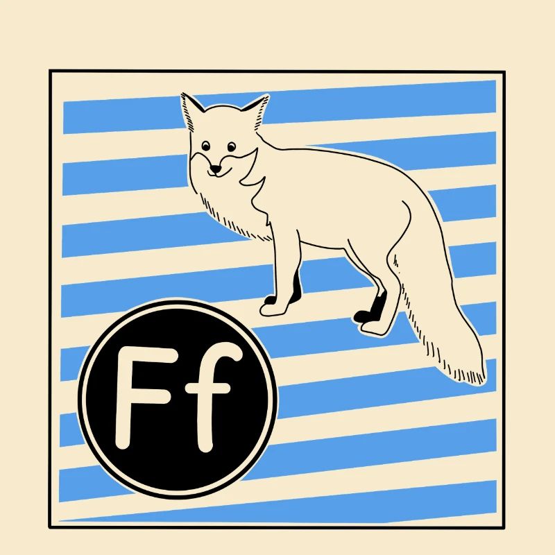 F for Fox (learning to read in primary school)