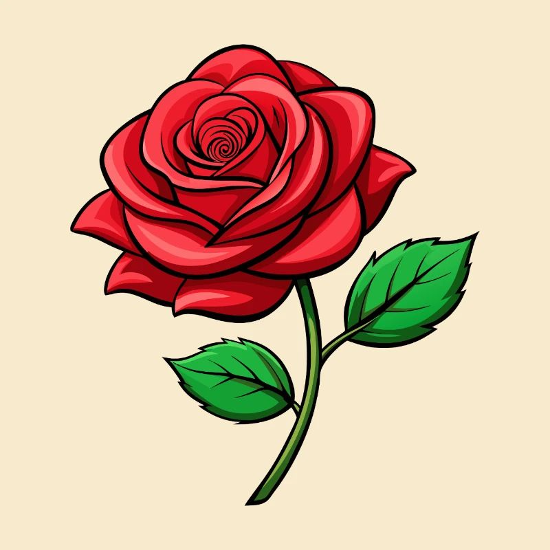 Rote Rose