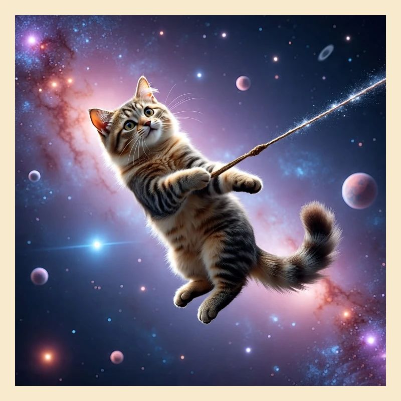 Chat dans l’espace