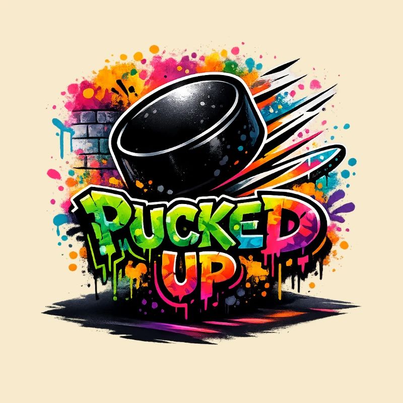Puck de graffiti complètement déformé