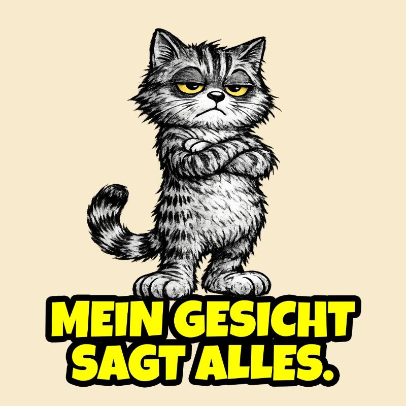 Mon visage en dit long. – Chef Chat (Grumpy)