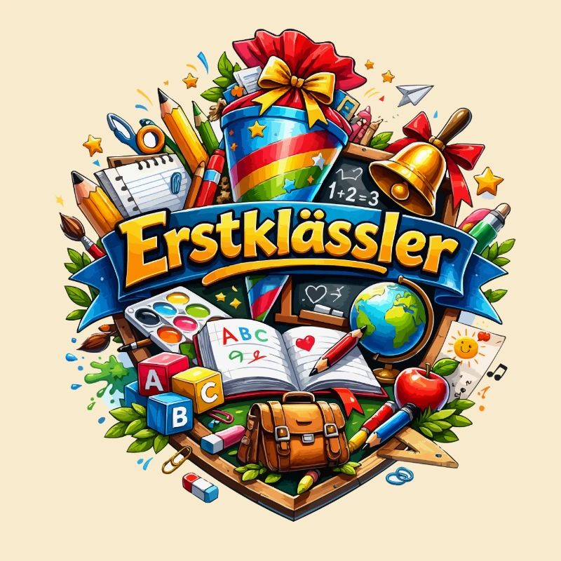 First Grade Learning World Logo