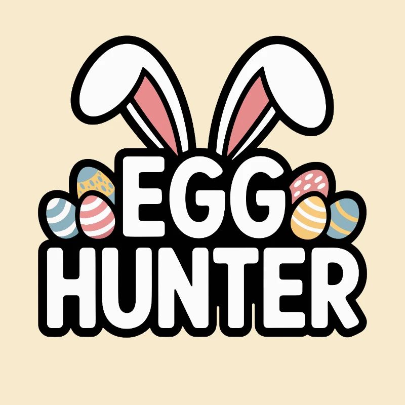 Egg Hunter Bunny – Easter Design