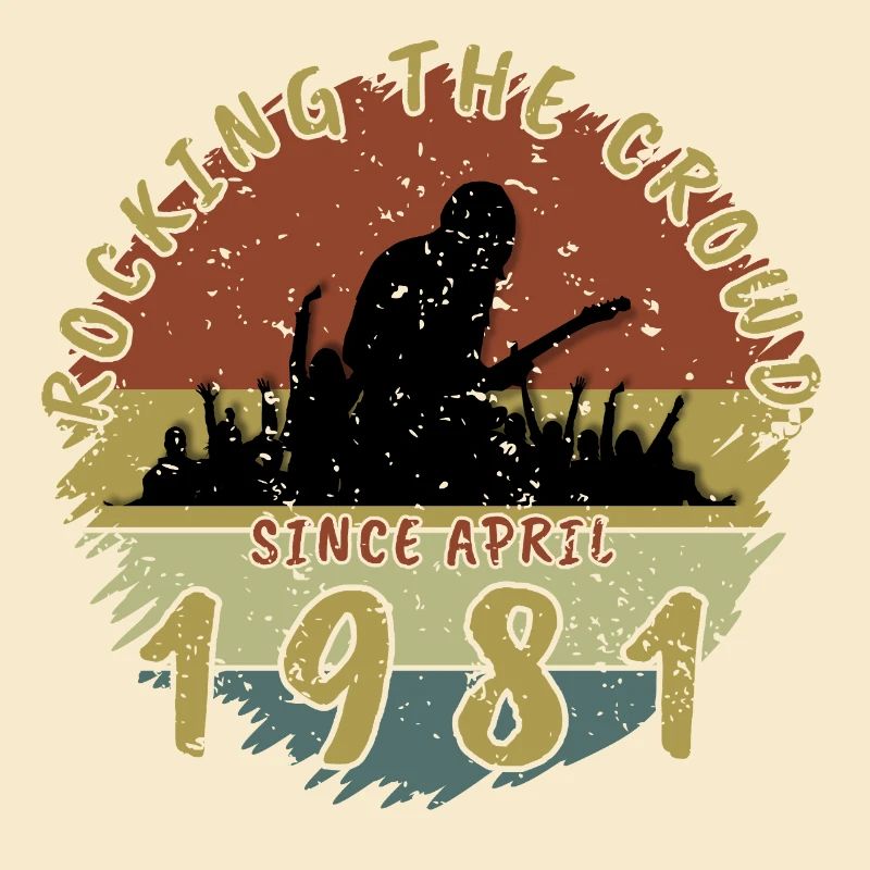 45th Birthday Rocking the crowd GIT 04/1981