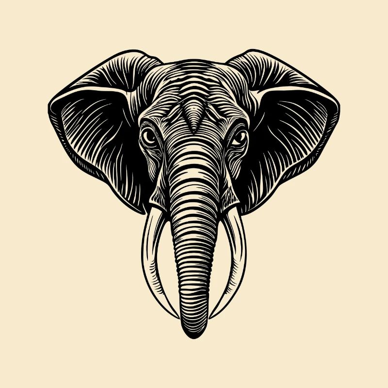 Tête d’éléphant