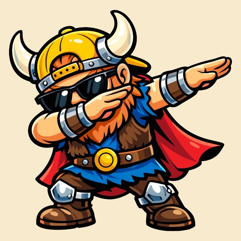 Dabbing Viking
