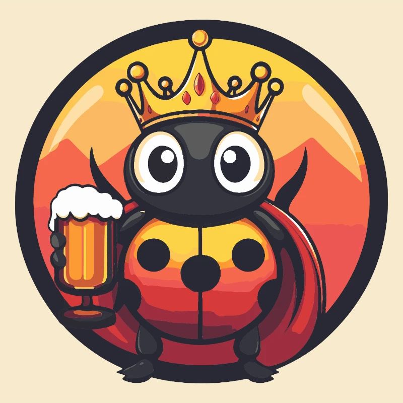Bière Ladybug Drôle