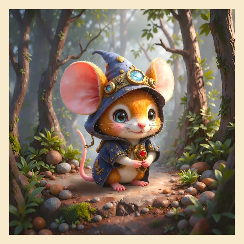 Shining Forest Mage Mouse